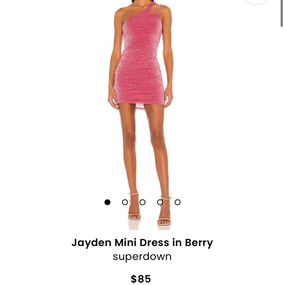 Revolve - Superdown Jayden Mini Dress in Berry